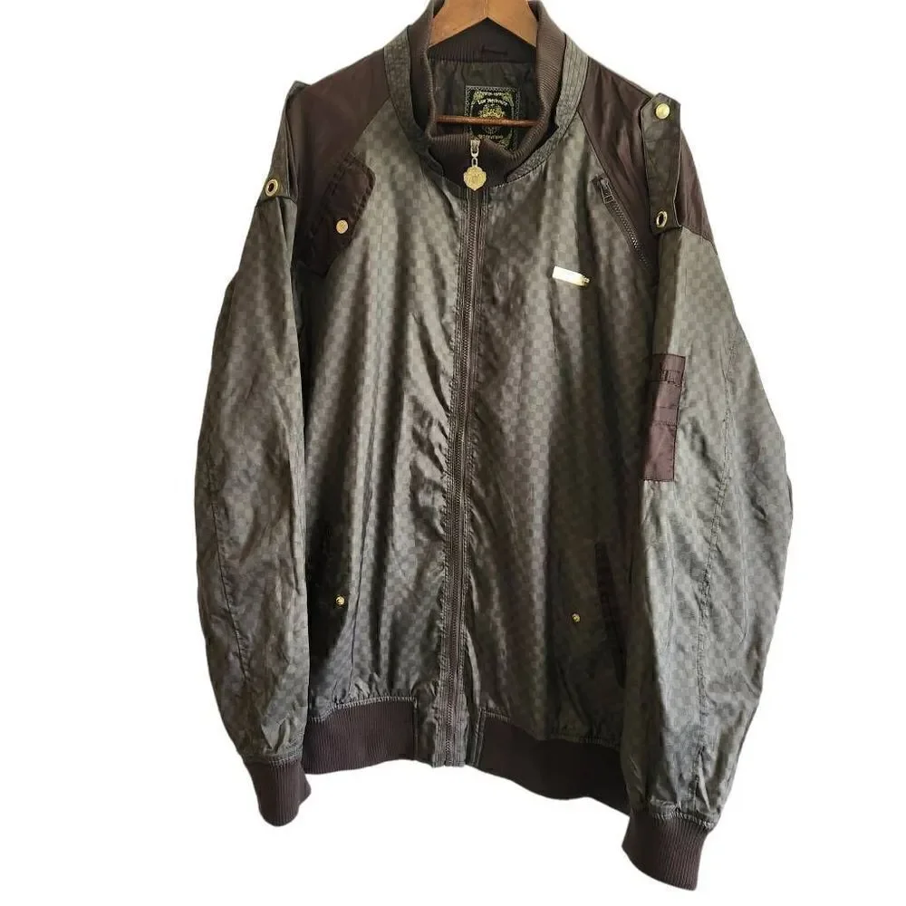 Live Mechanics  Bomber Jacket Mens 4XL Water Resistant Winbreaker Utility Hounds